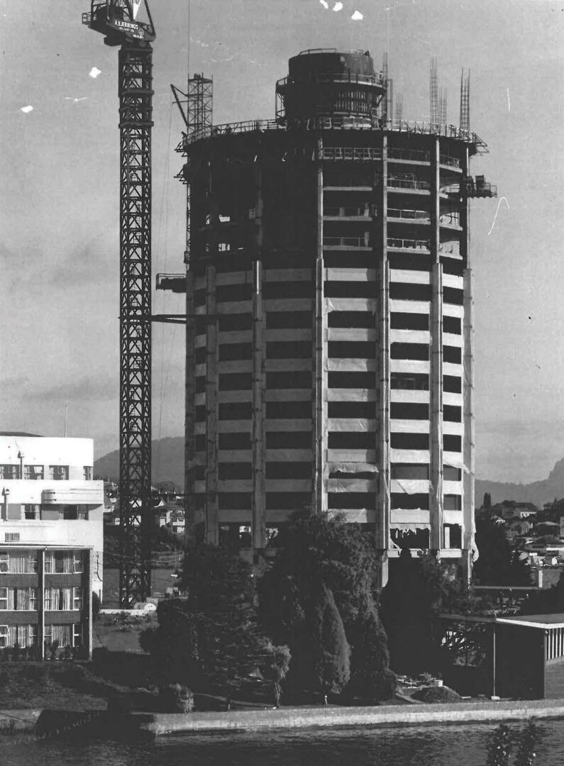 Wrest Point under construction